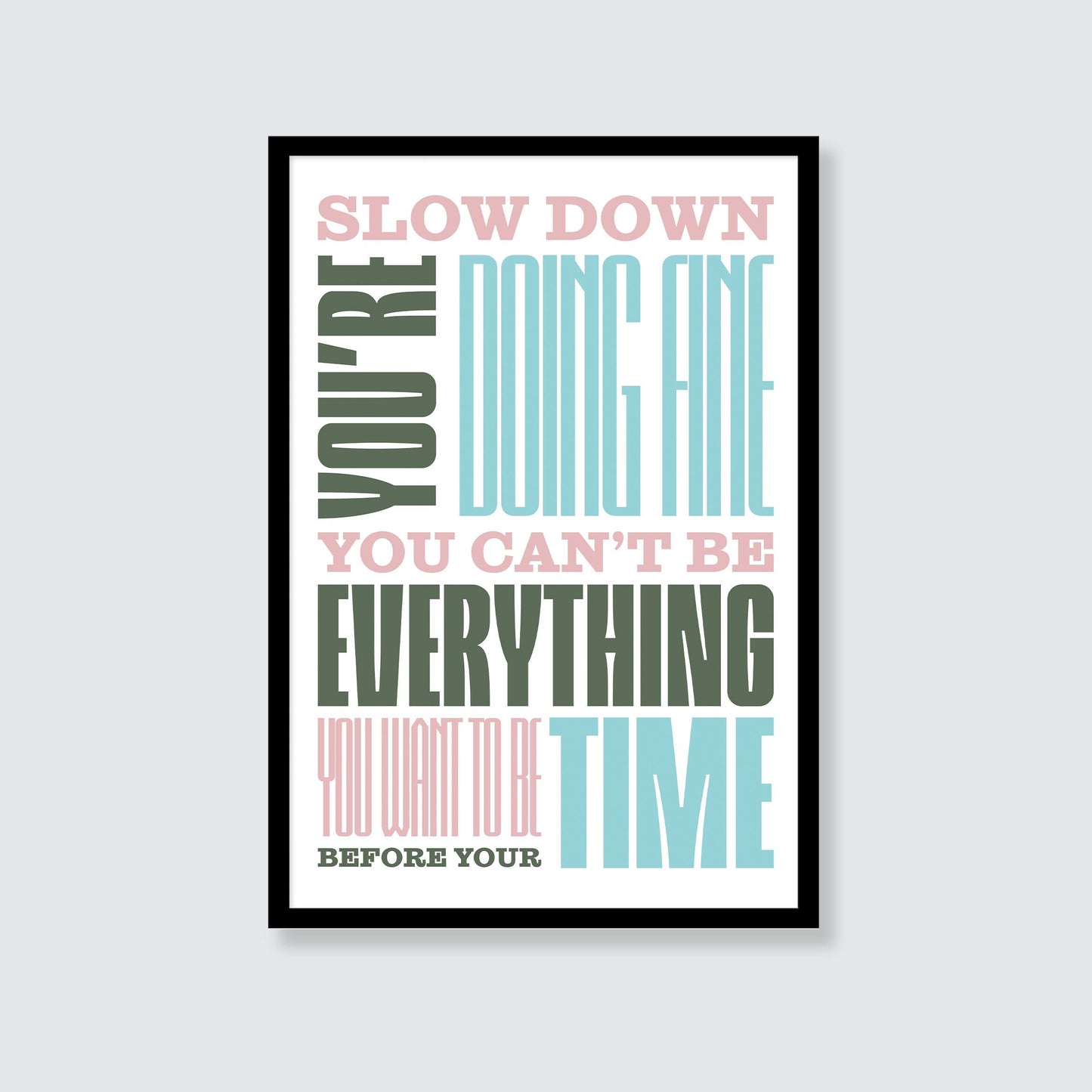 Billy Joel | Slow Down You're Doing Fine Print