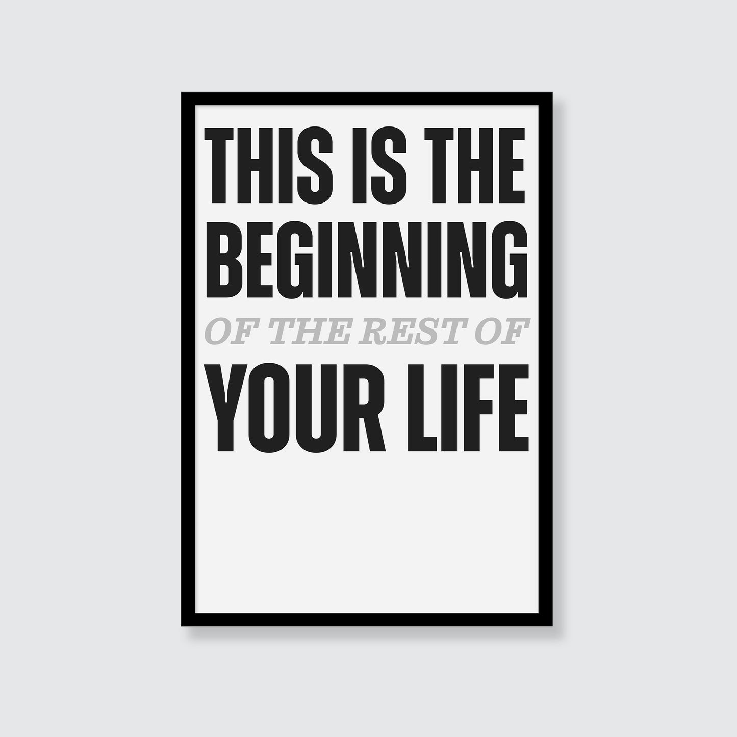 Gerry Cinnamon | This Is The Beginning Of The Rest Of Your Life Print