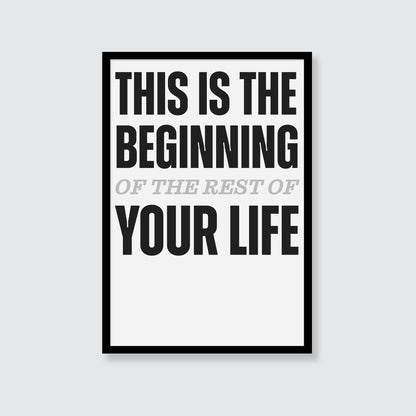 Gerry Cinnamon | This Is The Beginning Of The Rest Of Your Life Print