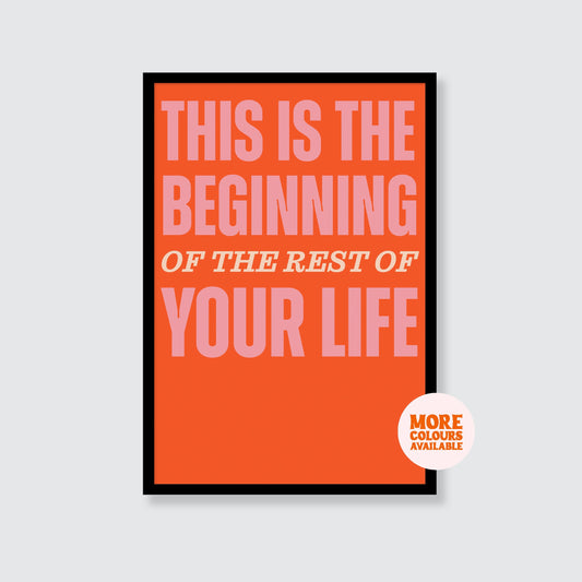 Gerry Cinnamon | This Is The Beginning Of The Rest Of Your Life Print