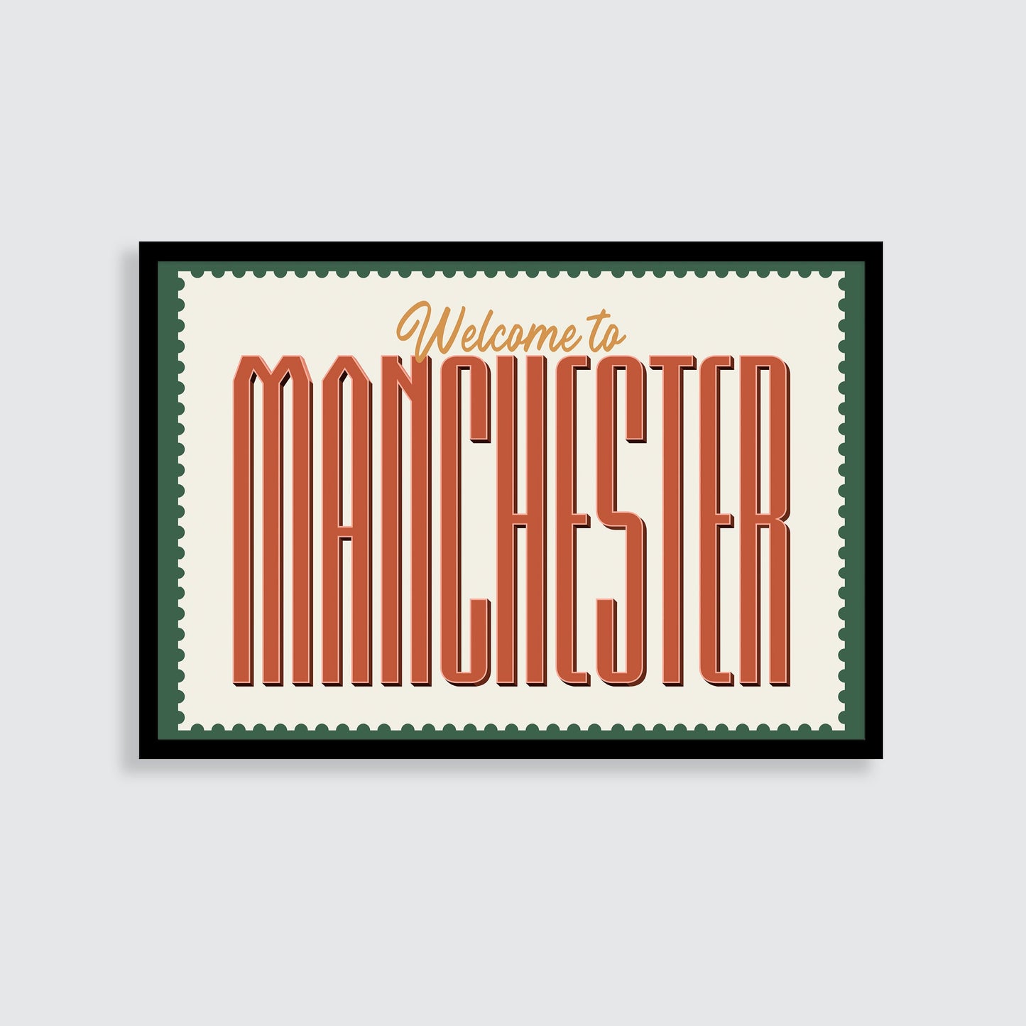 Welcome To Manchester Print