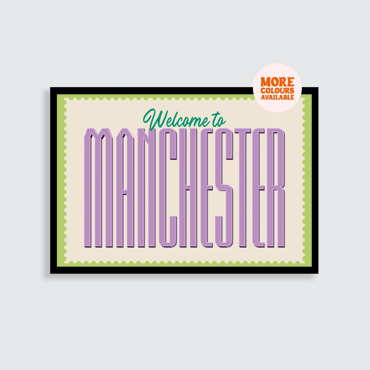 Welcome To Manchester Print